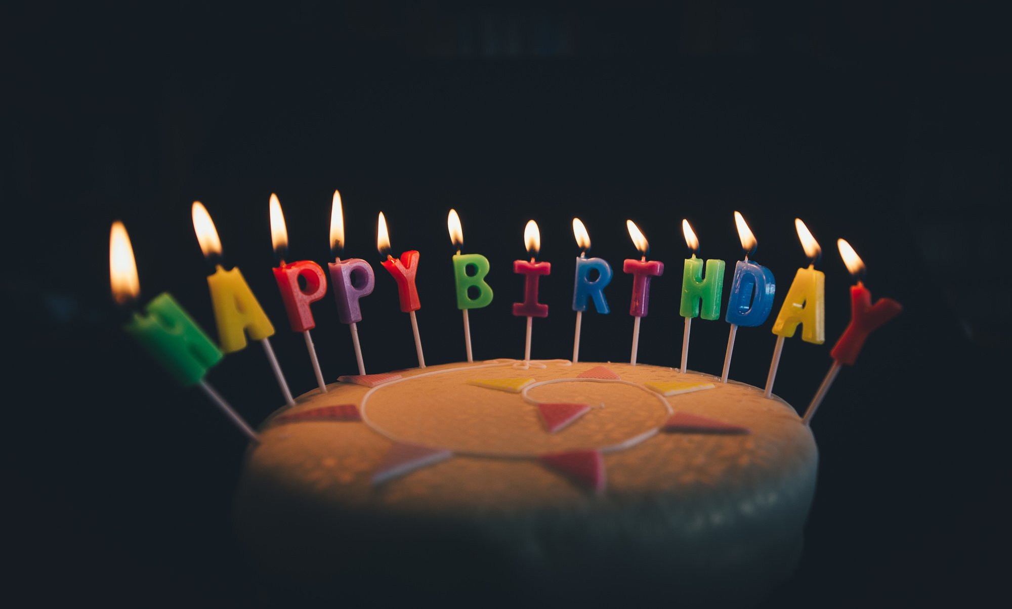 Birthday Cake with Candles