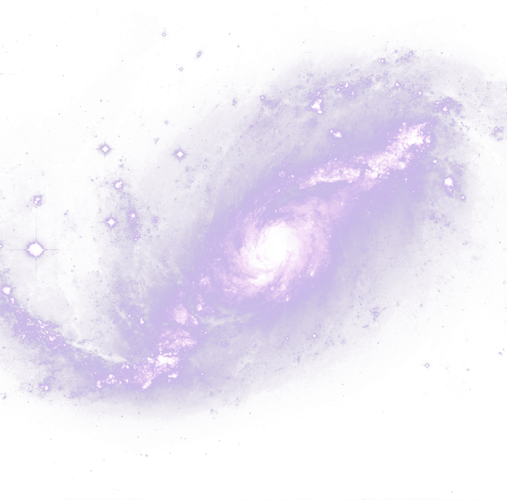 Barred spiral galaxy, outer space stars