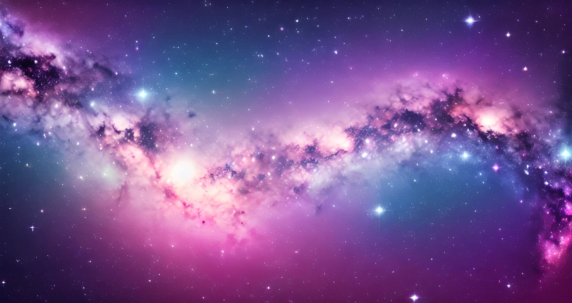 Pink galaxy background