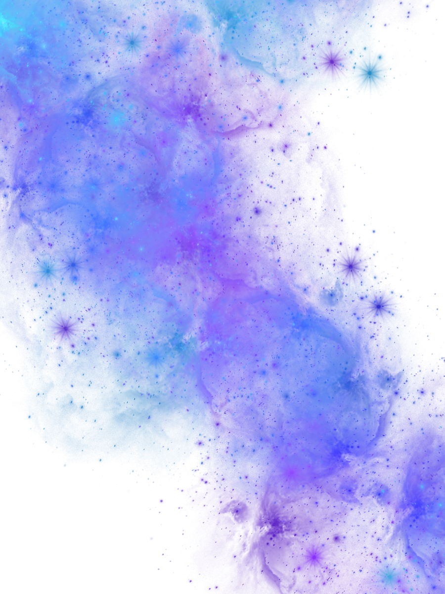 Fantasy Blue Nebula Galaxy Night Space corner Backdrop